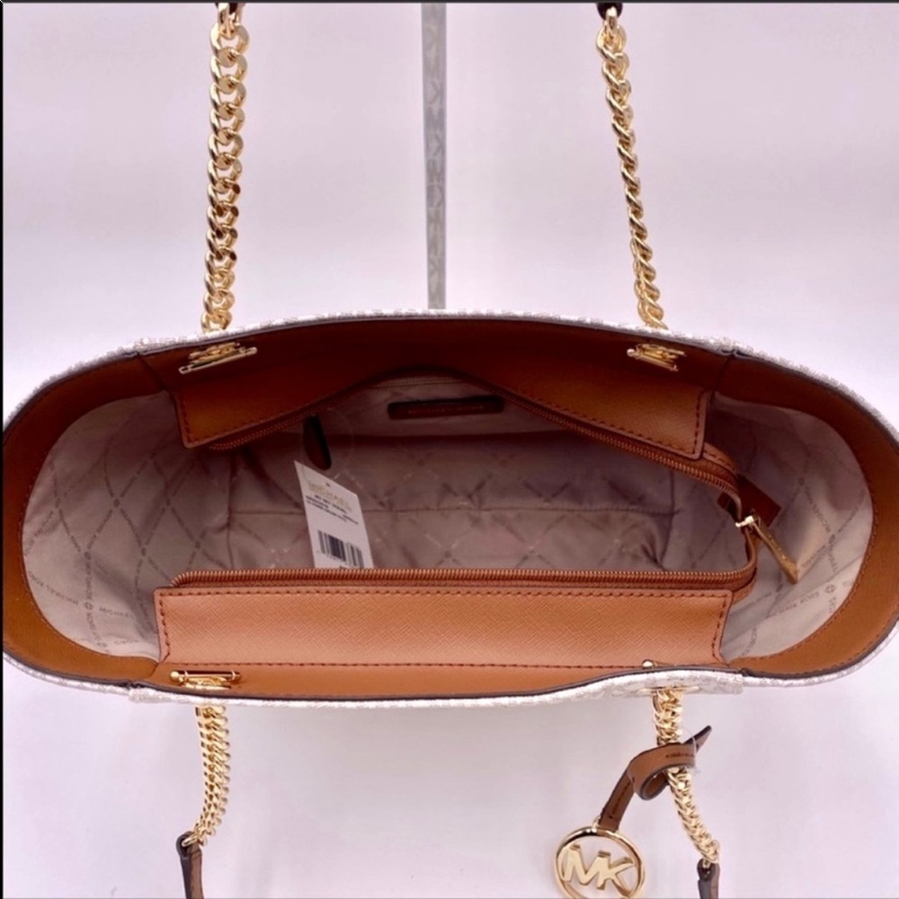 Michael Kors LG Chain Shldr Tote Jet Set Tote - Picture 7 of 11